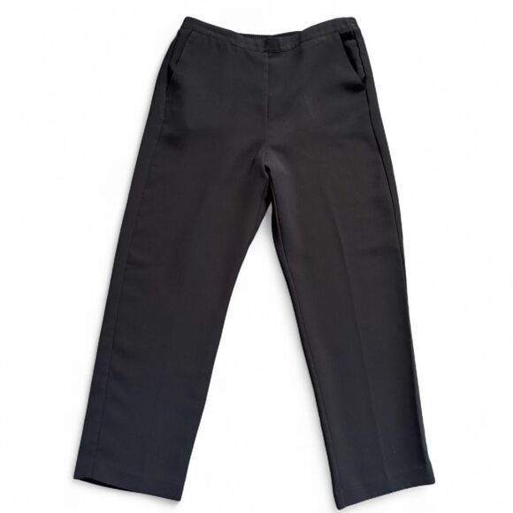 VTG Alfred Dunner Women’s Black Tailored Pants, Size 10, Timeless Trouser Fit - Picture 1 of 6